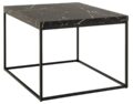 Salontafel Barossa - Zwart ruw melamine - Metaal