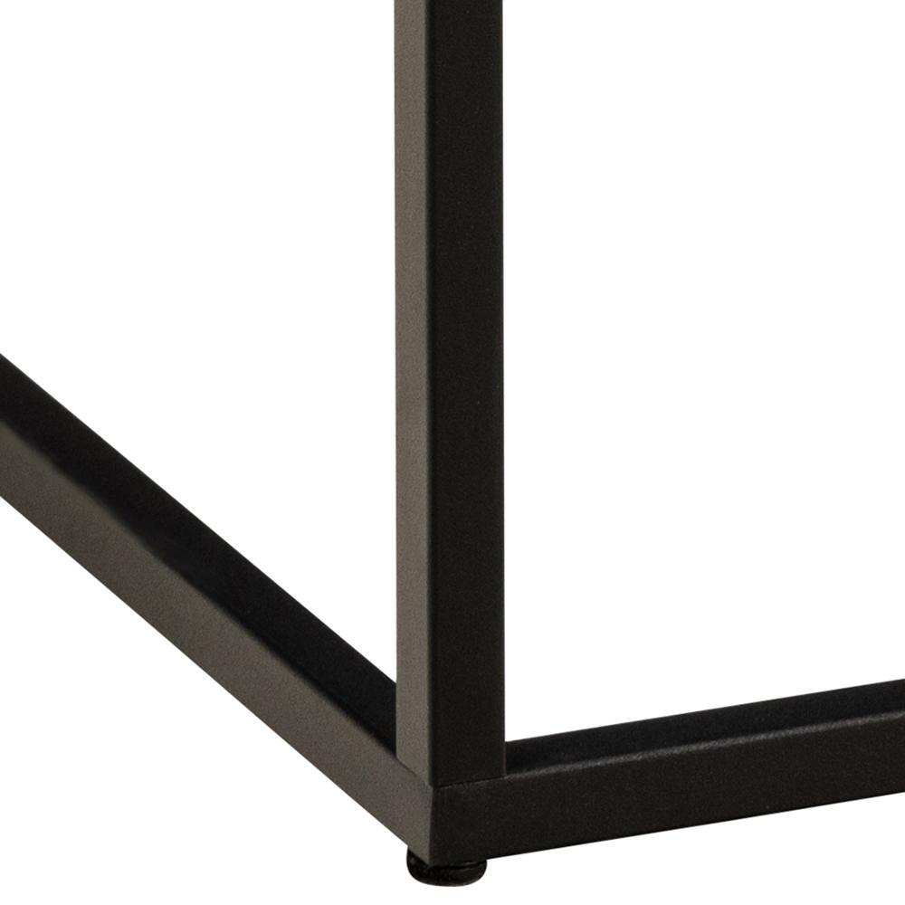 Salontafel Barossa 8211 Zwart Ruw Melamine 8211 Metaal Salontafel Barossa 8211 Zwart Ruw Melamine 8211 Metaal