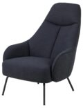 Fauteuil Texas - Stof Alea donkerblauw