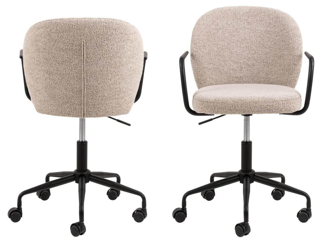 Bureaustoel Patricia 8211 Stof Monza Beige