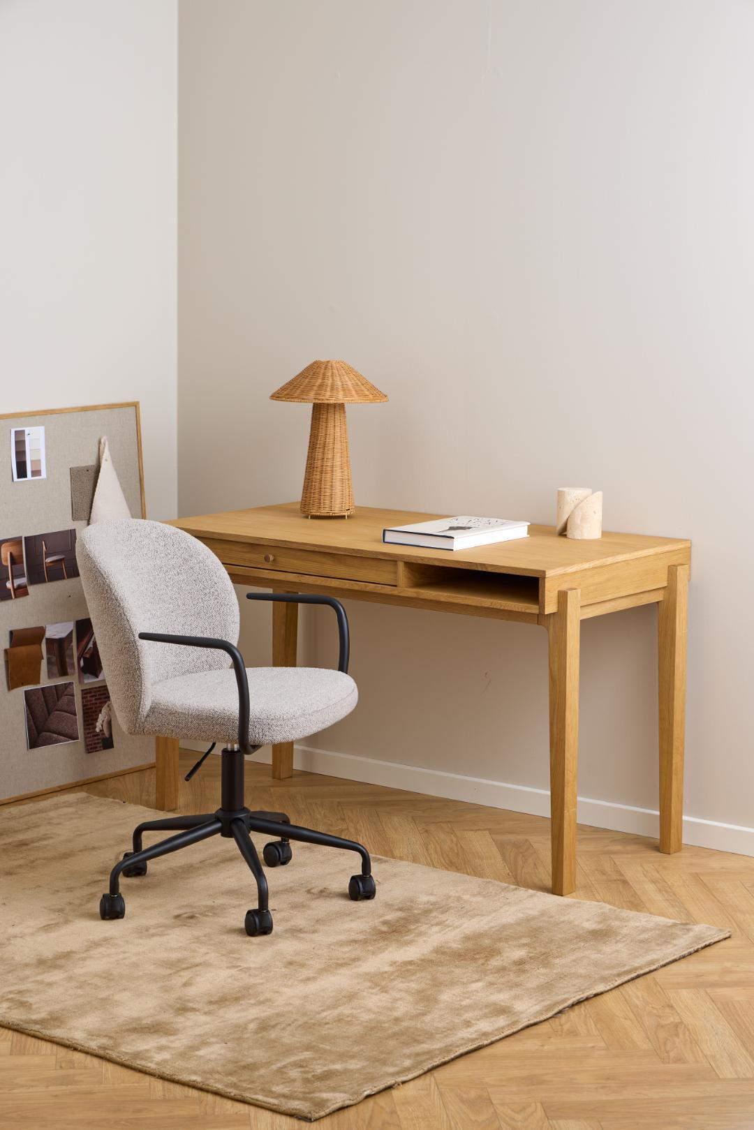 Bureaustoel Patricia 8211 Met Armleuningen 8211 Stof Monza Beige