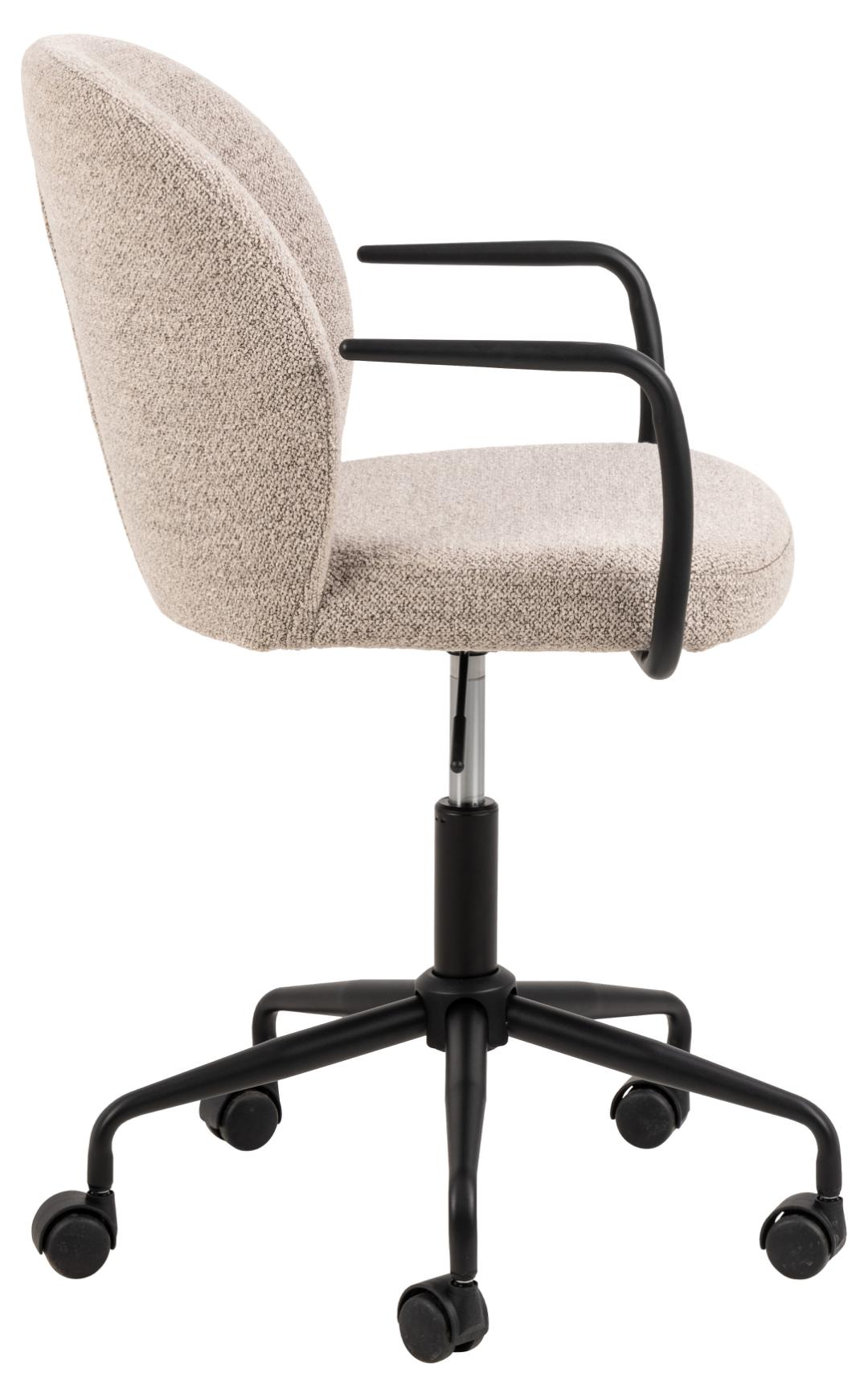 Bureaustoel Patricia 8211 Met Armleuningen 8211 Stof Monza Beige