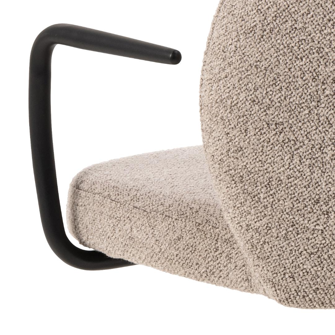 Bureaustoel Patricia 8211 Met Armleuningen 8211 Stof Monza Beige