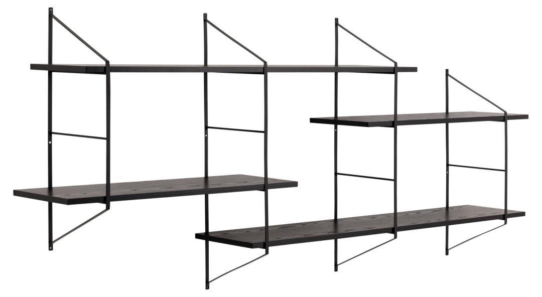 Wandelement Belfast 8211 Zwart Metaal Essen