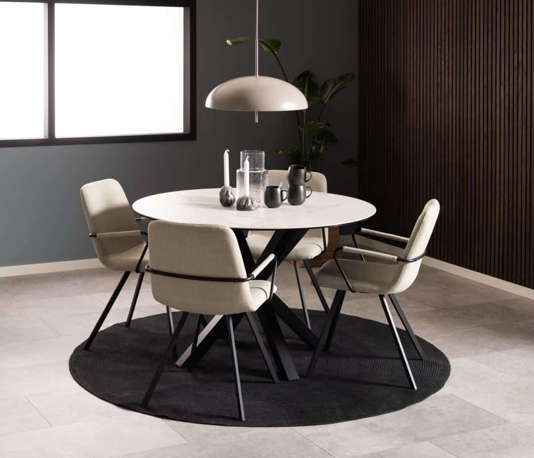Eetkamerstoel Selina Met Armleuning Minimale Bestelling 2 Stuks