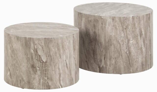 Salontafel Set Dobbelstenen 8211 Marmeren Look