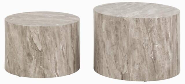 Salontafel Set Dobbelstenen 8211 Marmeren Look