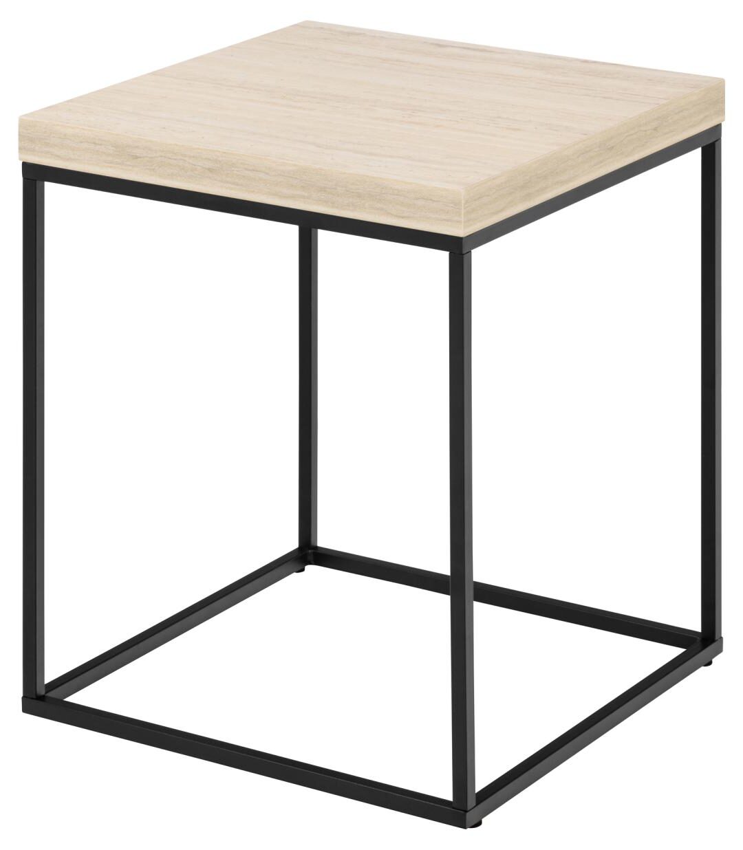 Salontafel Barossa 8211 Travertin Look Mdf 8211 Metaal