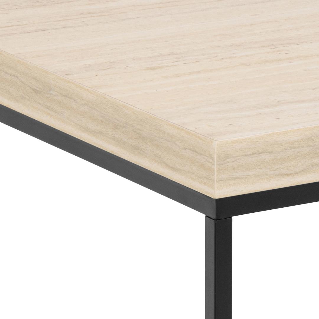 Salontafel Barossa 8211 Travertin Look Mdf 8211 Metaal