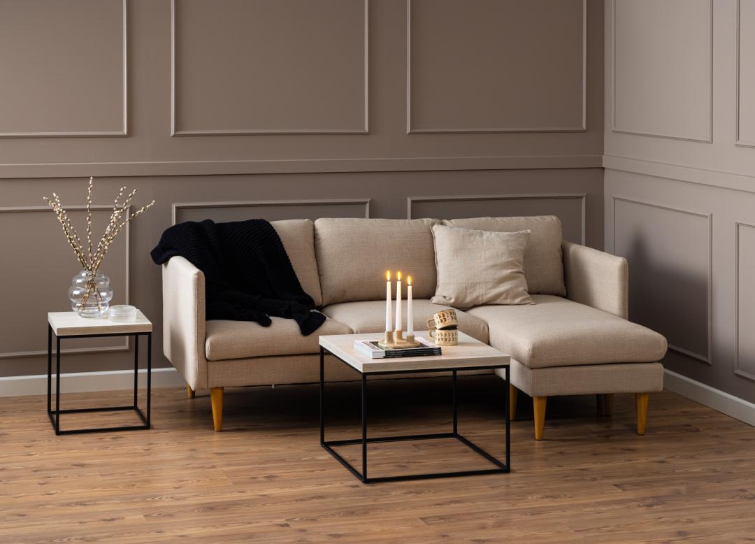 Salontafel Barossa 8211 Travertin Look Mdf 8211 Metaal