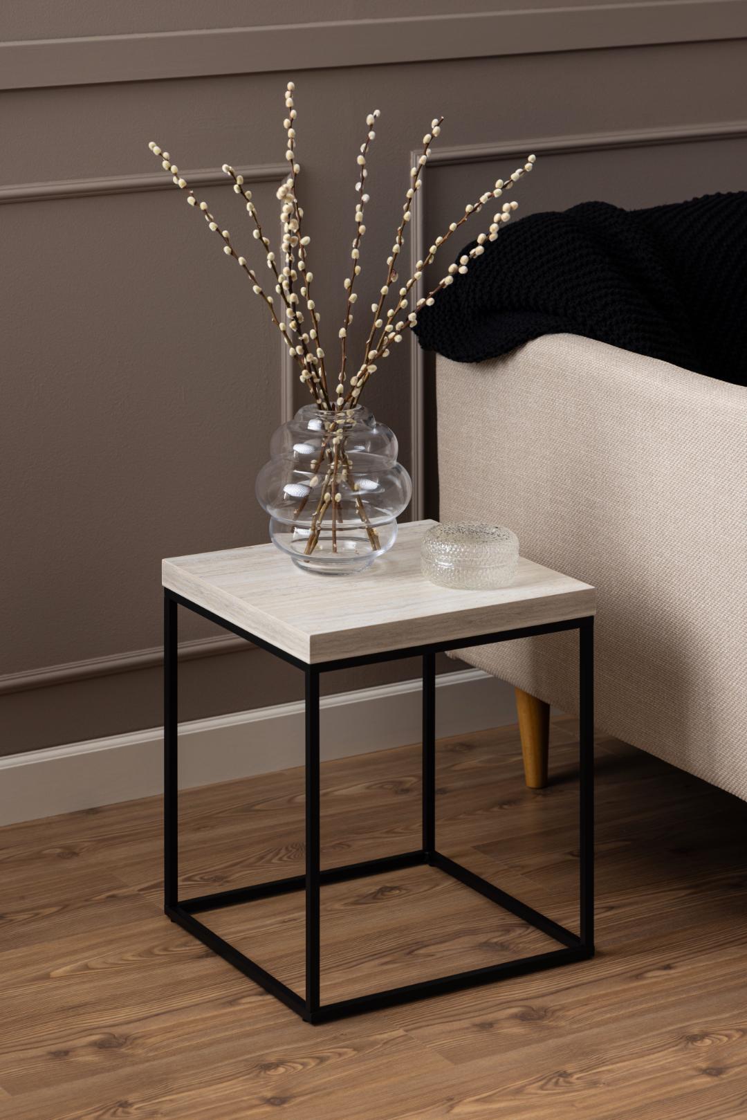 Salontafel Barossa 8211 Travertin Look Mdf 8211 Metaal