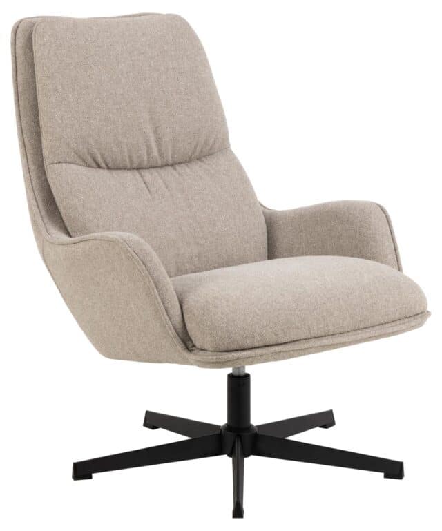 Loungestoel Bosley 8211 Stof Beige