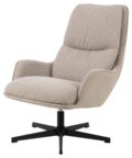Loungestoel Bosley - Stof Alea beige
