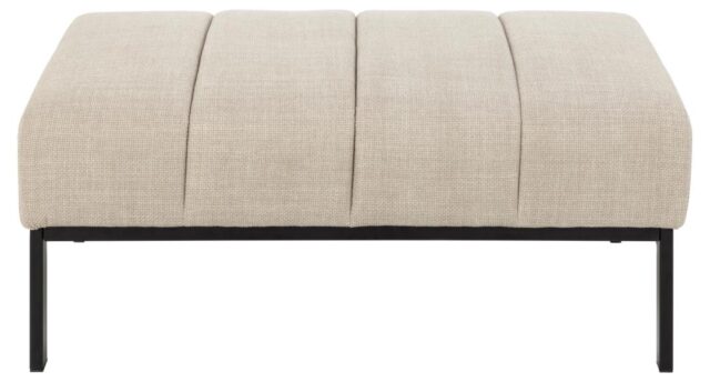 Bankje Caix 8211 Stof Basel Beige 8211 Staal