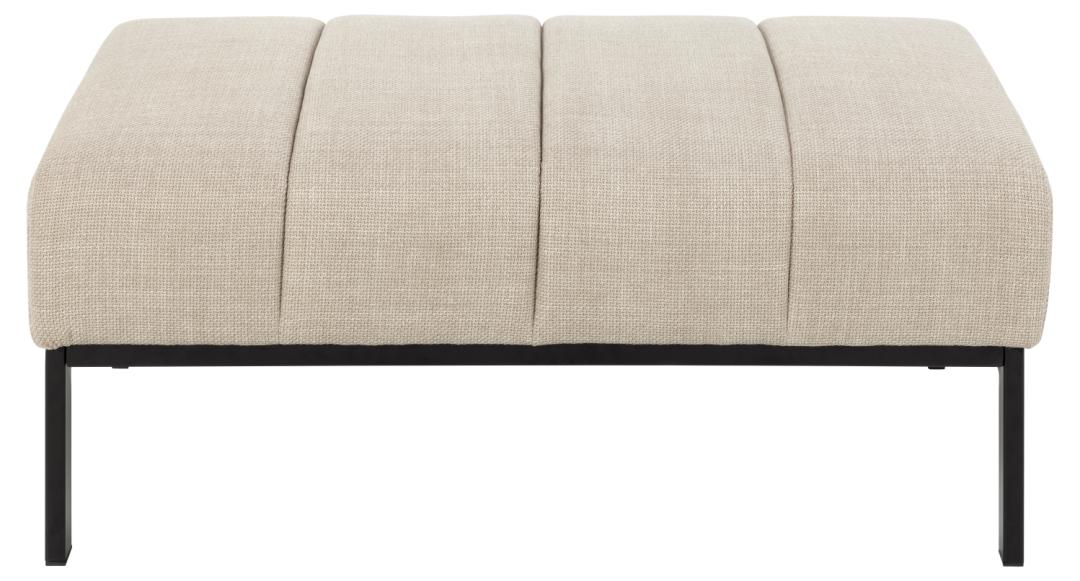 Bankje Caix 8211 Stof Basel Beige 8211 Staal