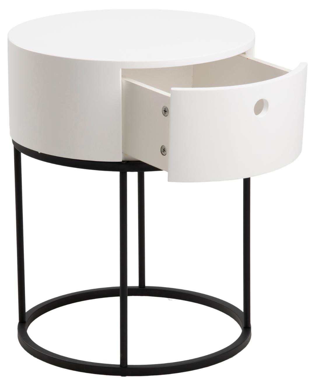 Nachtkastje Polo 8211 Wit Mdf