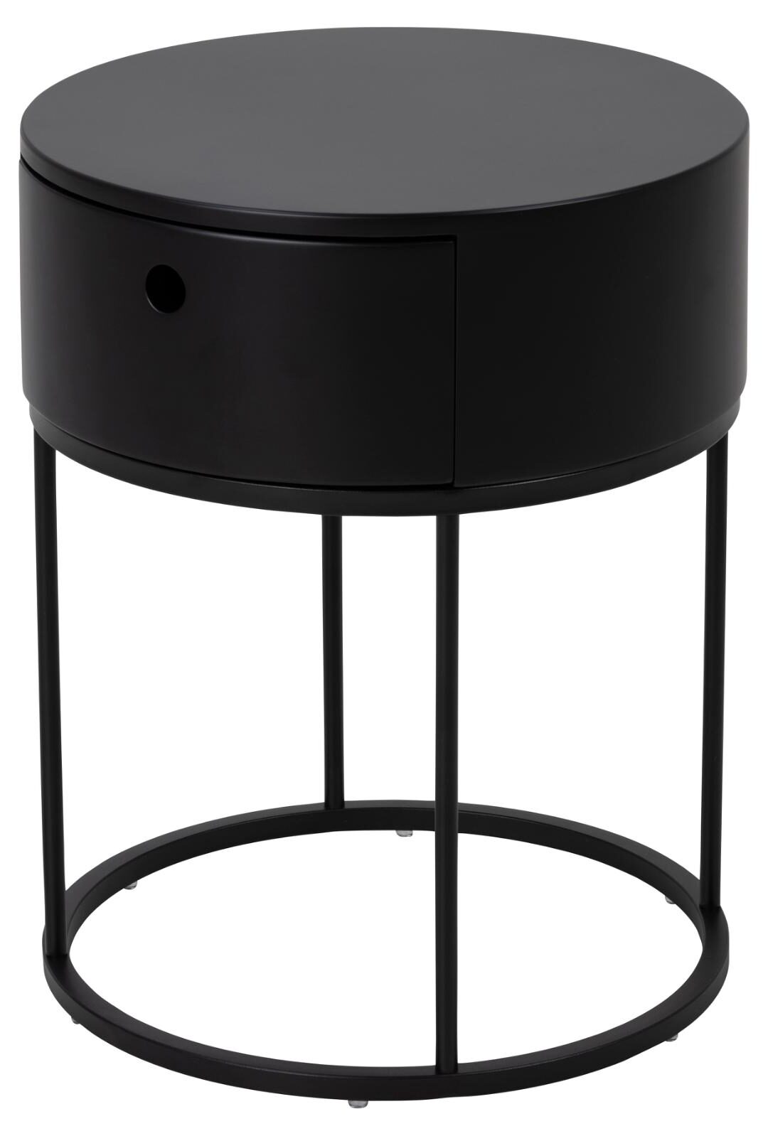Nachtkastje Polo 8211 Zwart Mdf 8211 Metaal