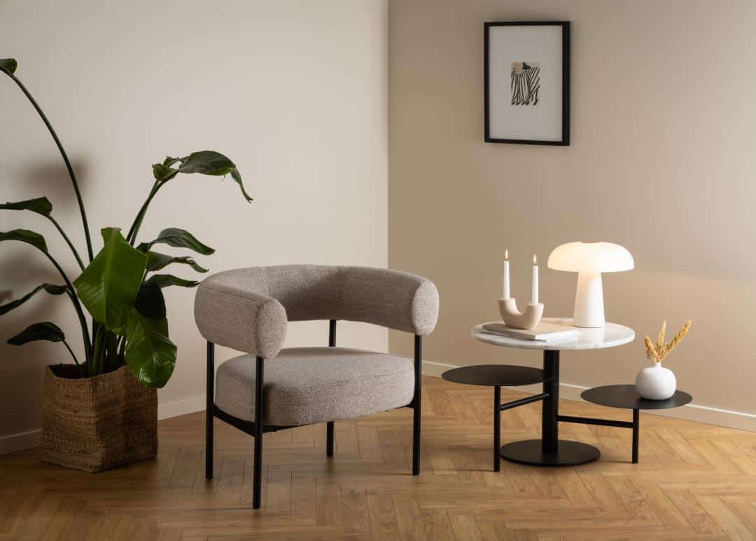 Loungestoel Oakfield 8211 Stof Beige
