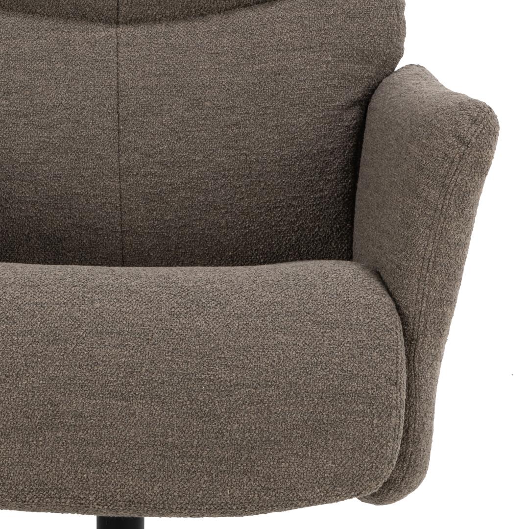 Relaxfauteuil Londen 8211 Met Voetenbank 8211 Stof Monza Taupe