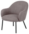 Loungestoel Spencer - Stof licht grijsbruin