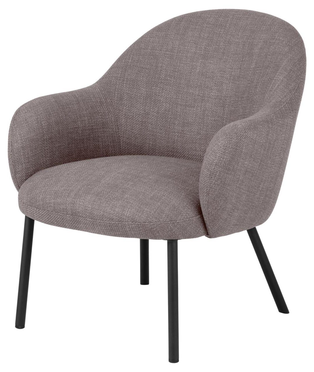 Loungestoel Spencer 8211 Stof Licht Grijsbruin