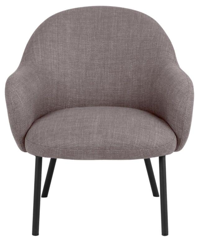 Loungestoel Spencer 8211 Stof Licht Grijsbruin