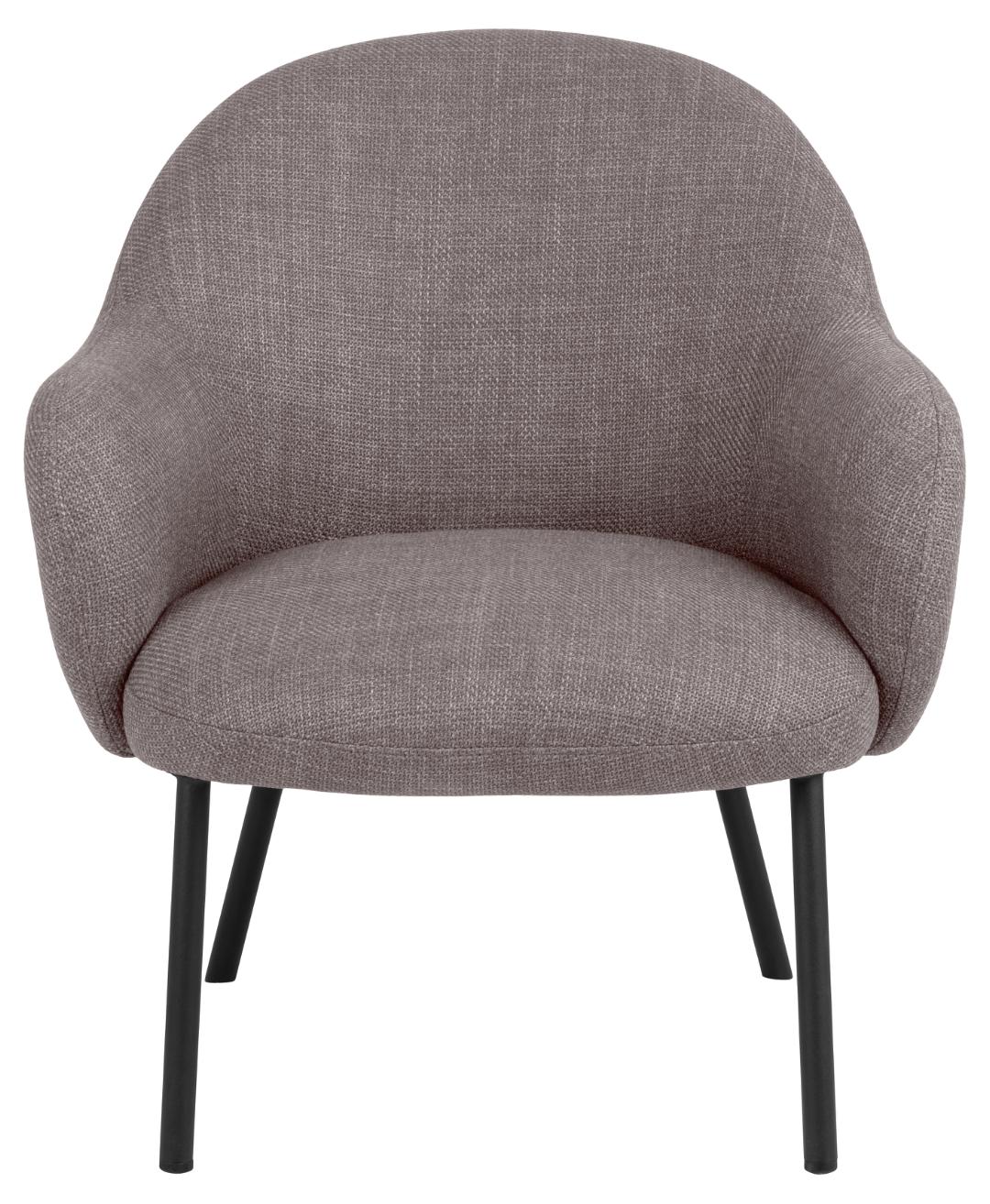 Loungestoel Spencer 8211 Stof Licht Grijsbruin