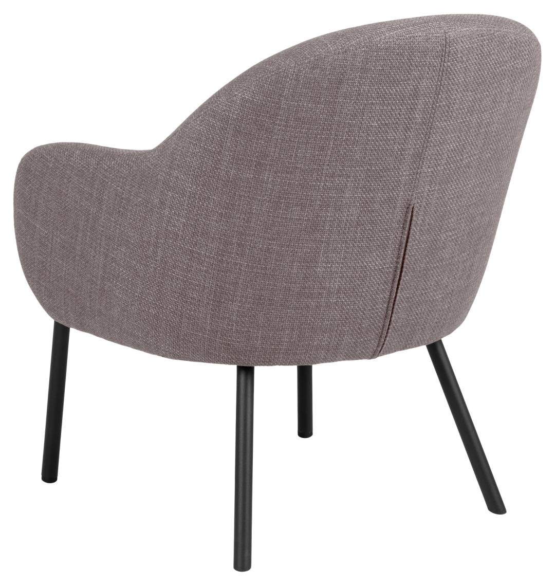 Loungestoel Spencer 8211 Stof Licht Grijsbruin