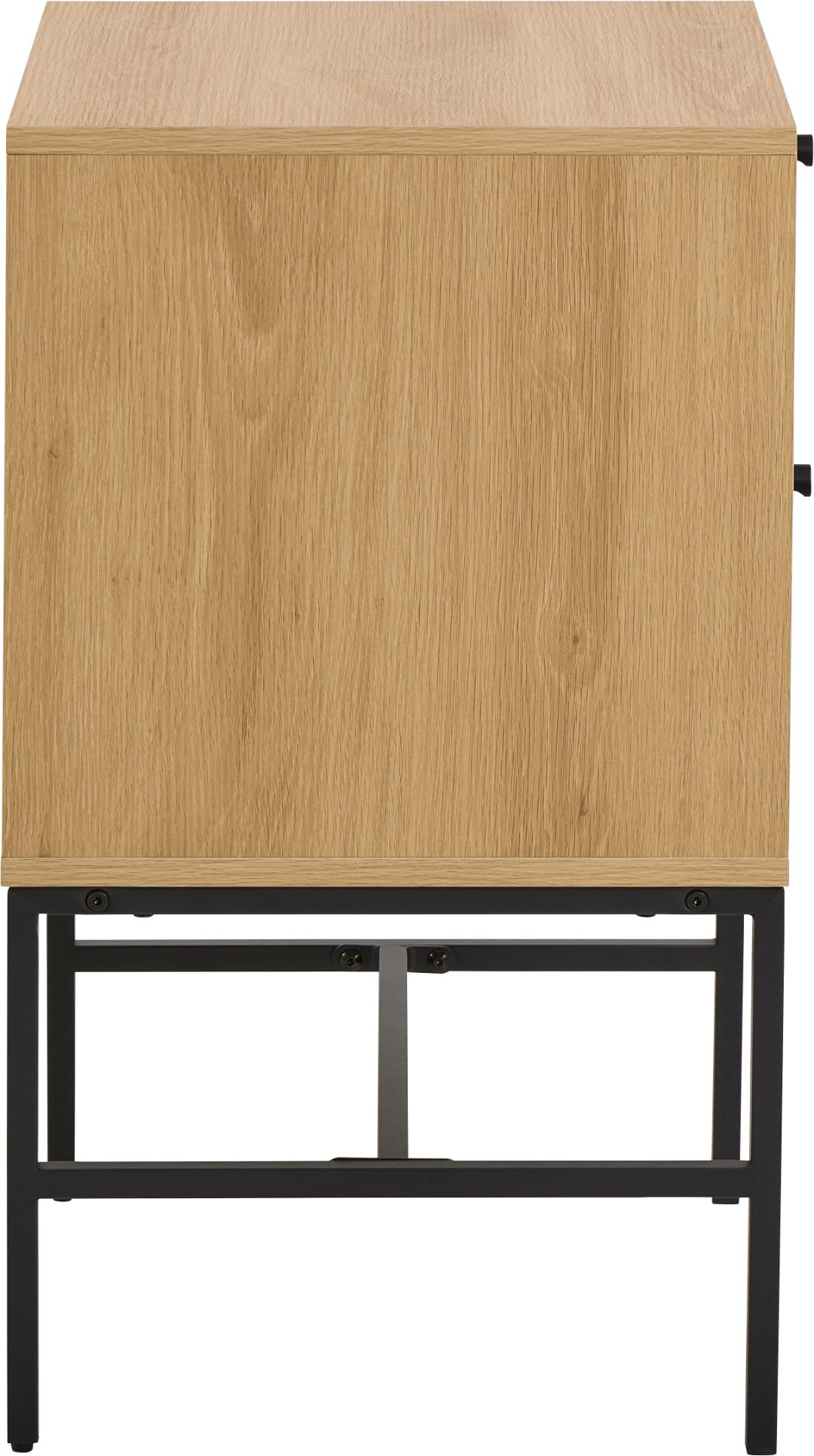Nachtkastje Albany 8211 Eiken Ruw Melamine