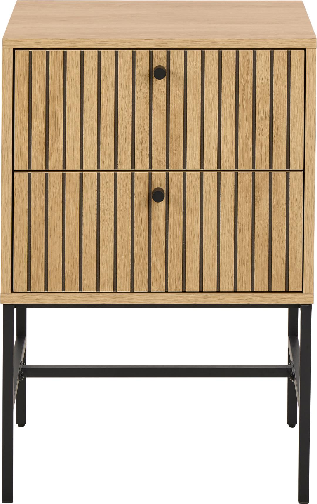 Nachtkastje Albany 8211 Eiken Ruw Melamine