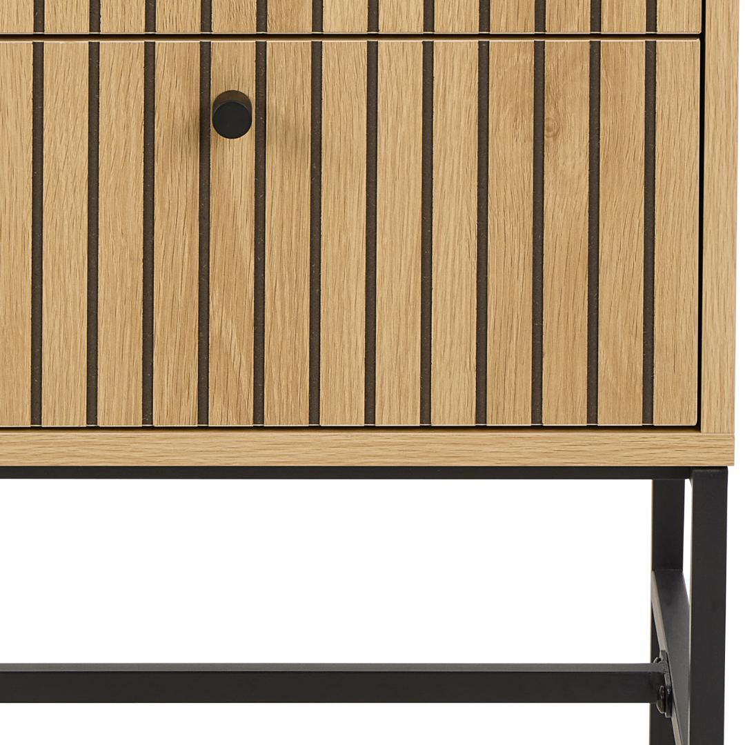 Nachtkastje Albany 8211 Eiken Ruw Melamine