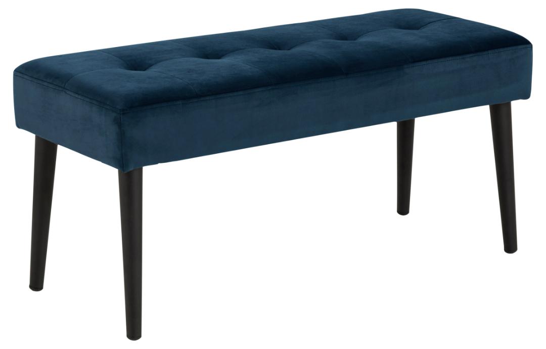 Bankje Glory 8211 Stof Vic Marineblauw