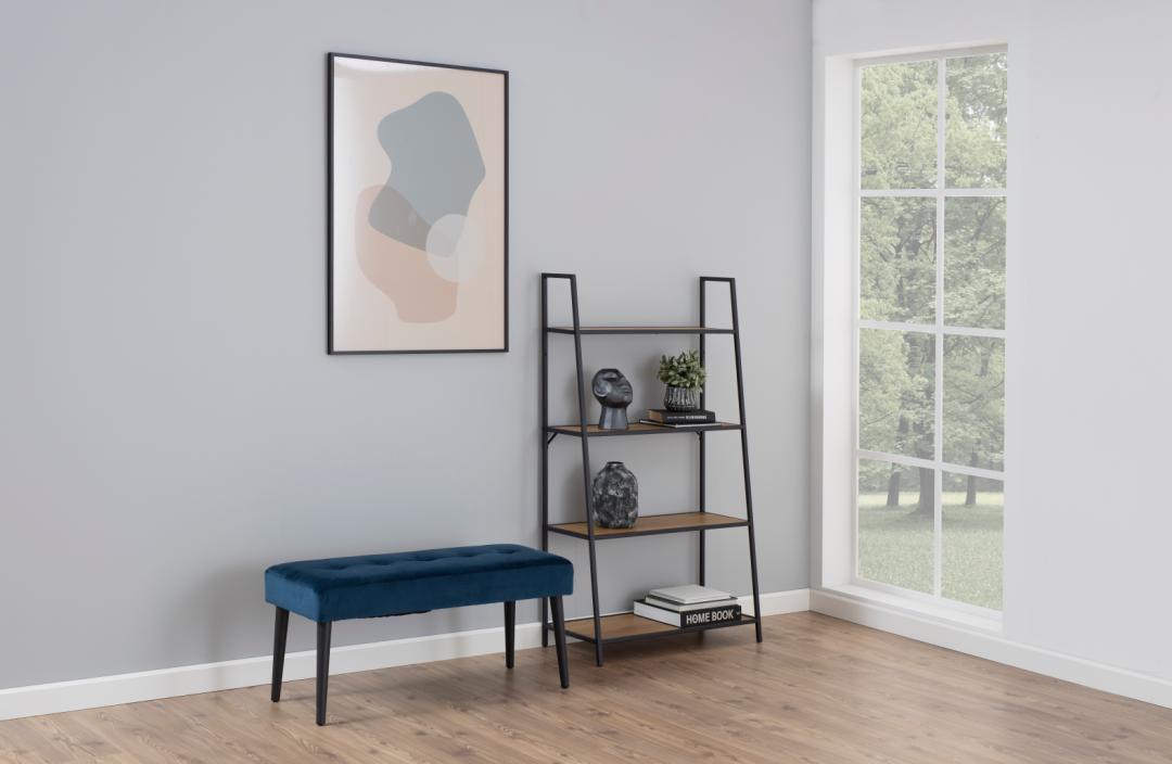 Bankje Glory 8211 Stof Vic Marineblauw