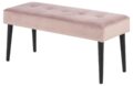 Bankje Glory - Stof Vic Dusty roze - Metaal