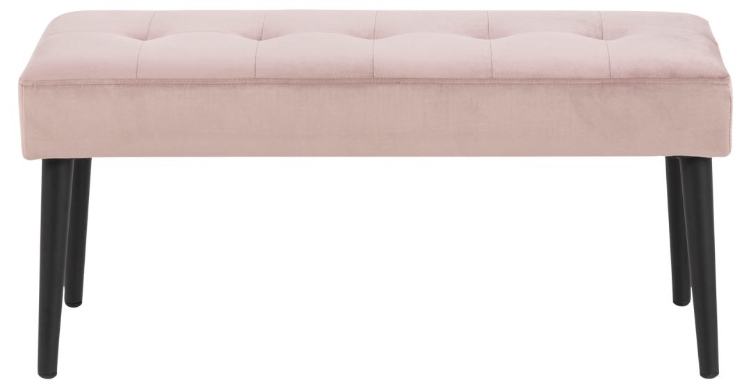 Bankje Glory 8211 Stof Vic Dusty Rose 8211 Metaal