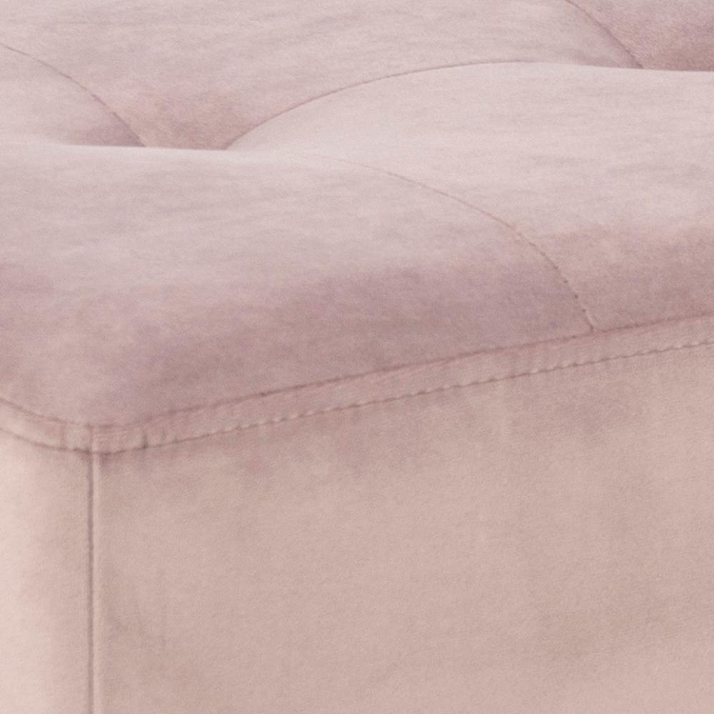 Bankje Glory 8211 Stof Vic Dusty Rose 8211 Metaal
