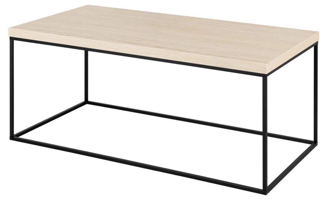 Salontafel Barossa 8211 Travertin Look Mdf 8211 Metaal