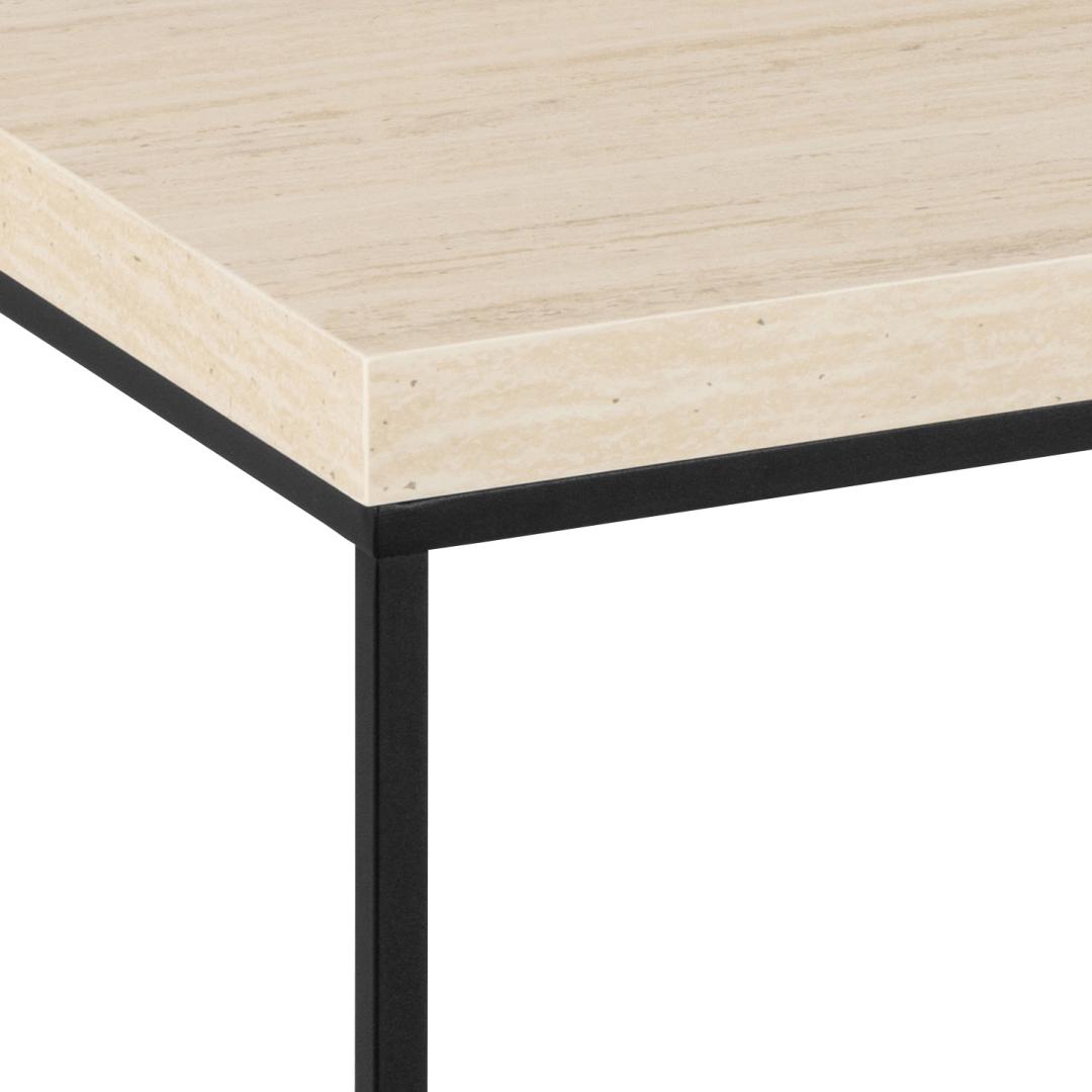 Salontafel Barossa 8211 Travertin Look Mdf 8211 Metaal