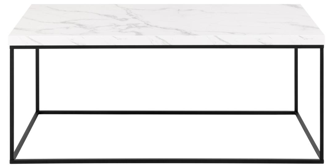 Salontafel Barossa 8211 Wit Marmer Stuctuur 8211 Metaal