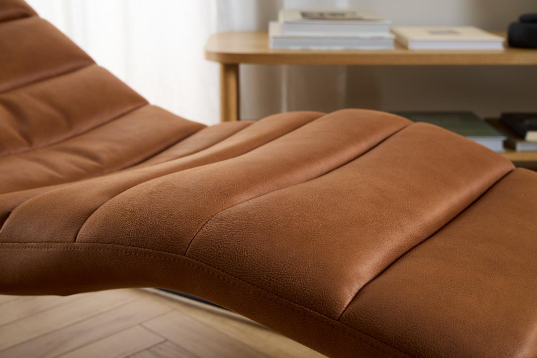 Ligstoel Chaplin 8211 Stof Brandy Bruin Ligstoel Chaplin 8211 Stof Brandy Bruin