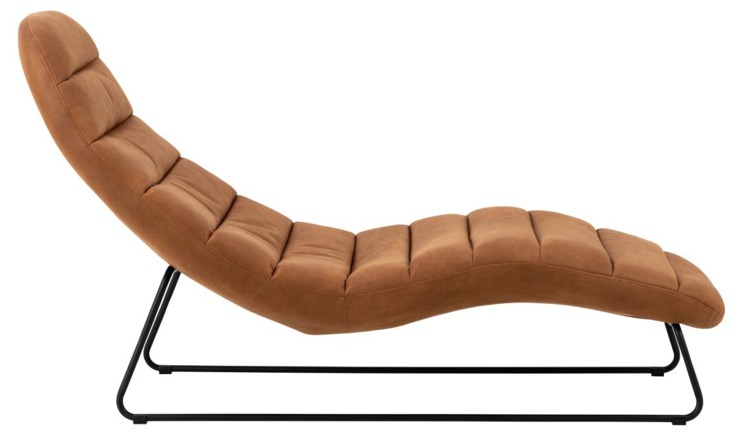 Ligstoel Chaplin 8211 Stof Brandy Bruin