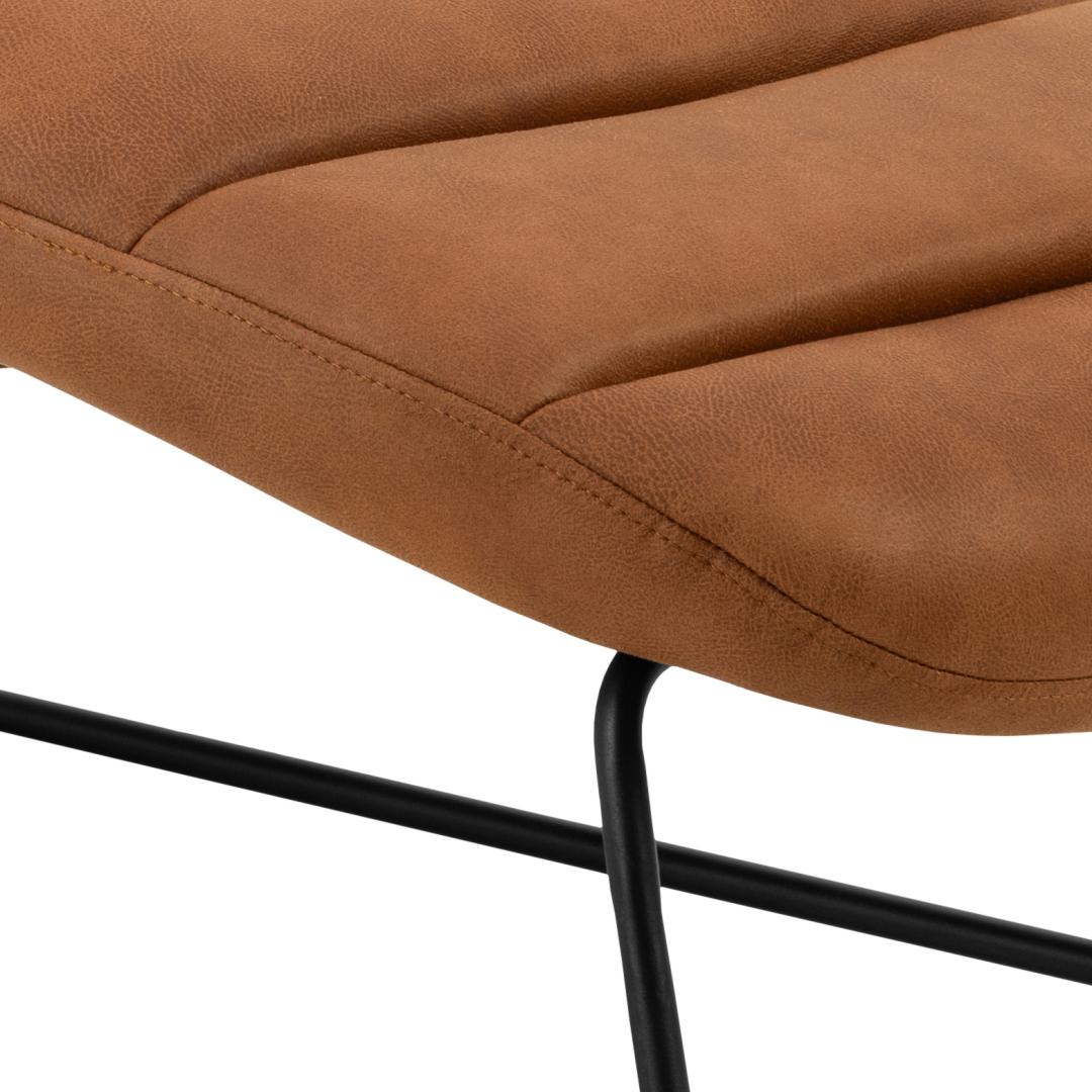 Ligstoel Chaplin 8211 Stof Brandy Bruin