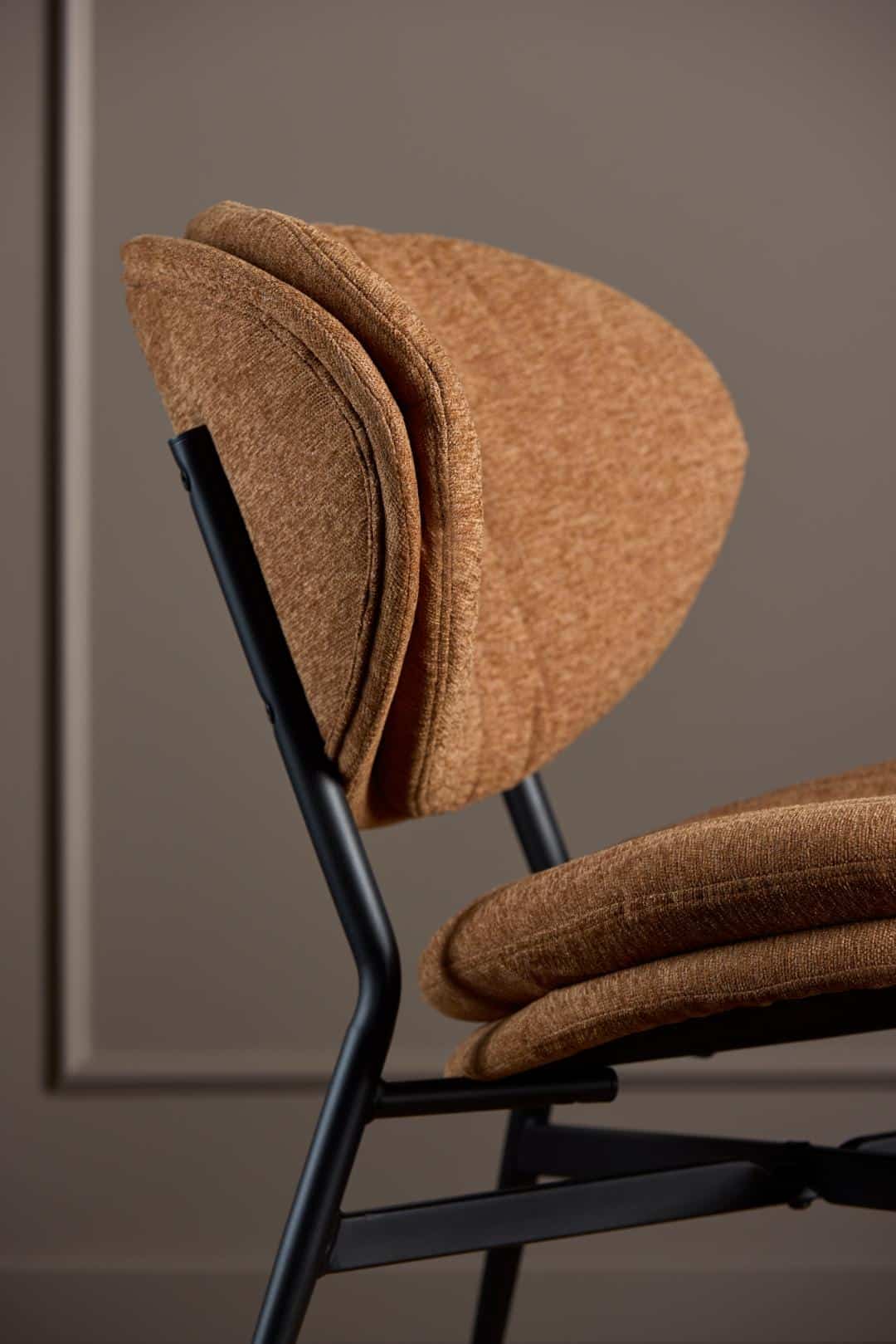 Loungestoel Burma 8211 Stof Terracotta