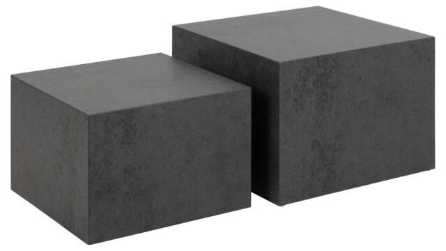 Salontafel Set Dobbelstenen 8211 Zwart Ocean Melamine