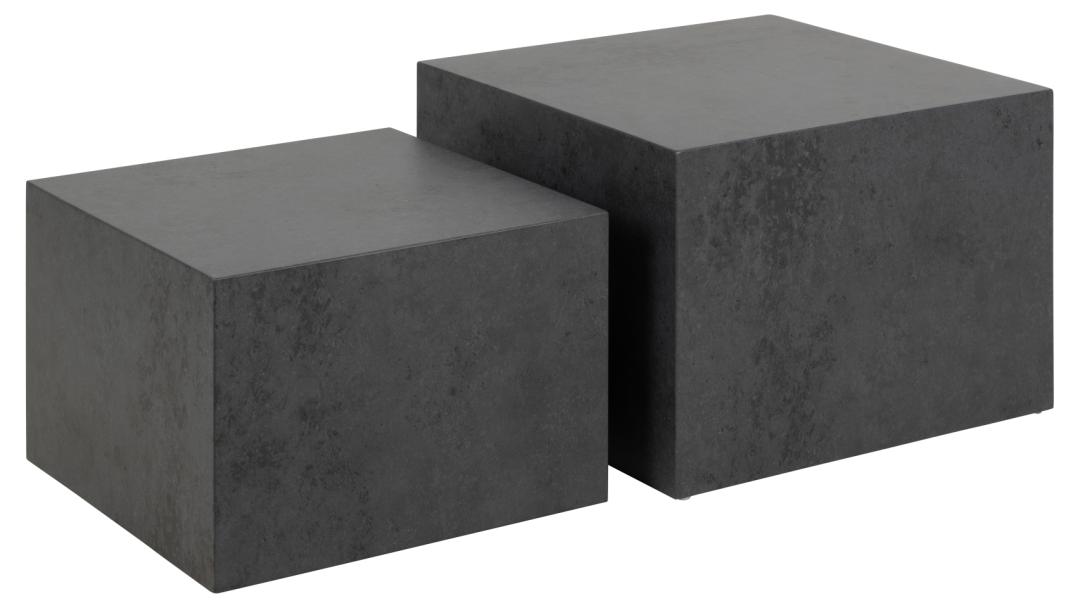 Salontafel Set Dobbelstenen 8211 Zwart Ocean Melamine