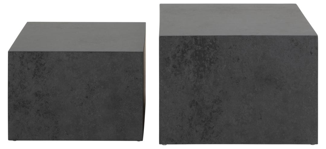 Salontafel Set Dobbelstenen 8211 Zwart Ocean Melamine