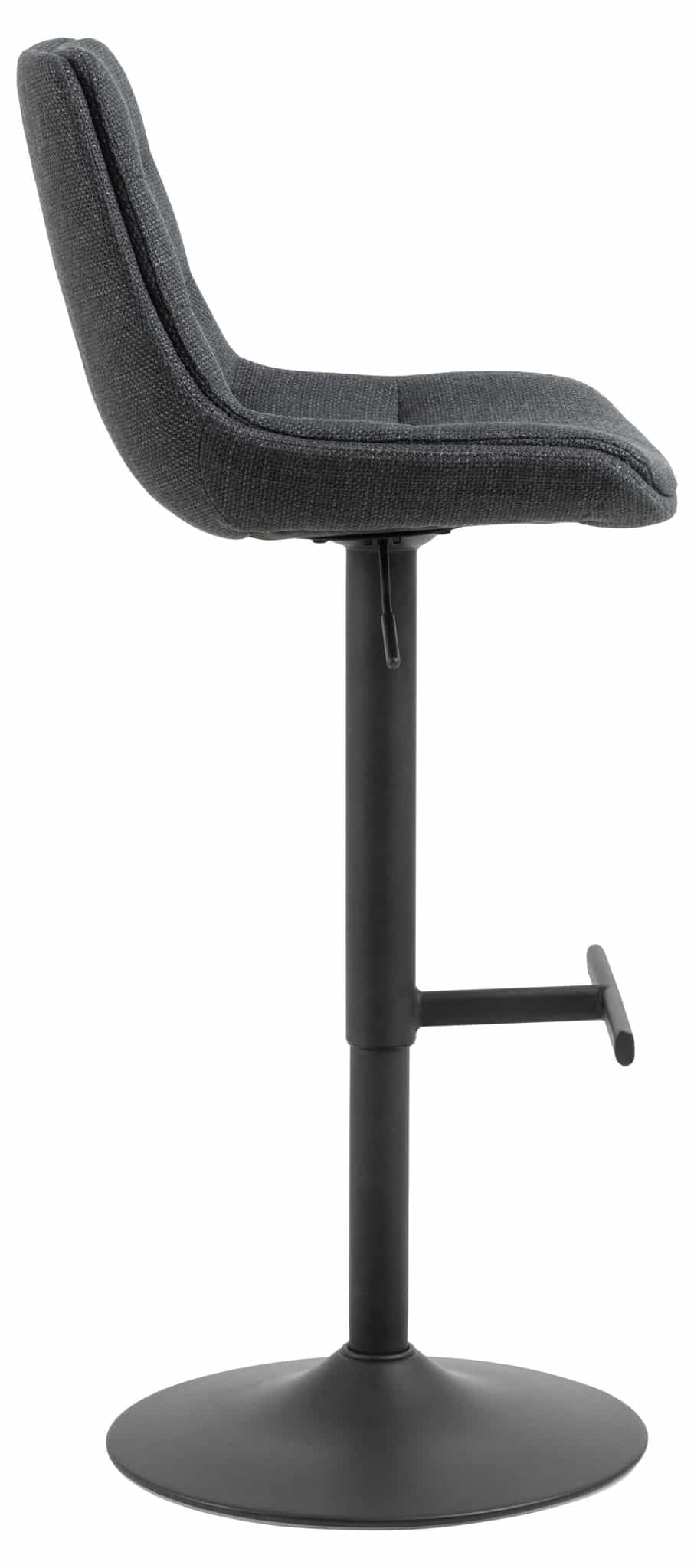 Barkruk Adisa 8211 Stof Basel Donkergrijs 8211 Staal Minimale Bestelling 2 Stuks