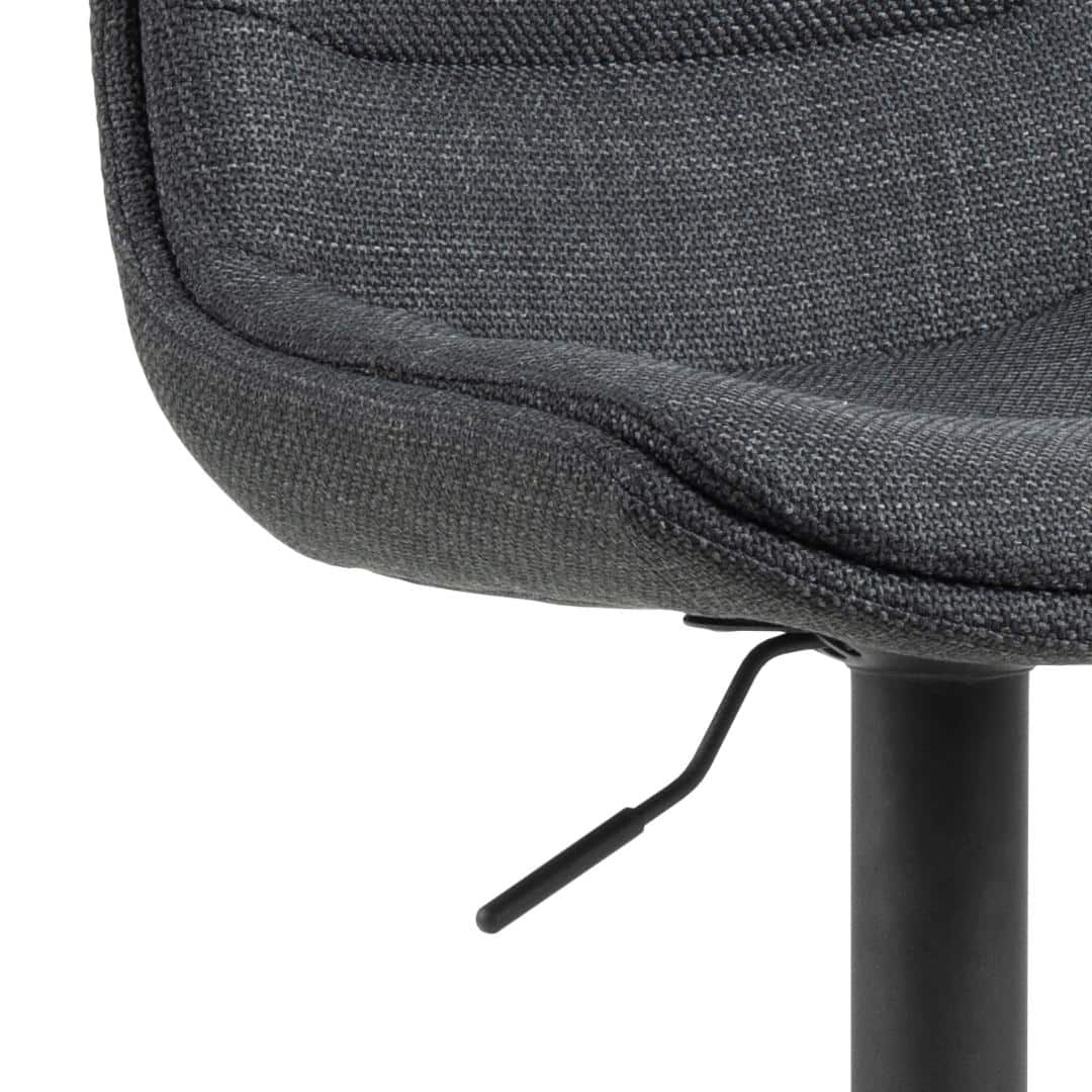 Barkruk Adisa 8211 Stof Basel Donkergrijs 8211 Staal Minimale Bestelling 2 Stuks