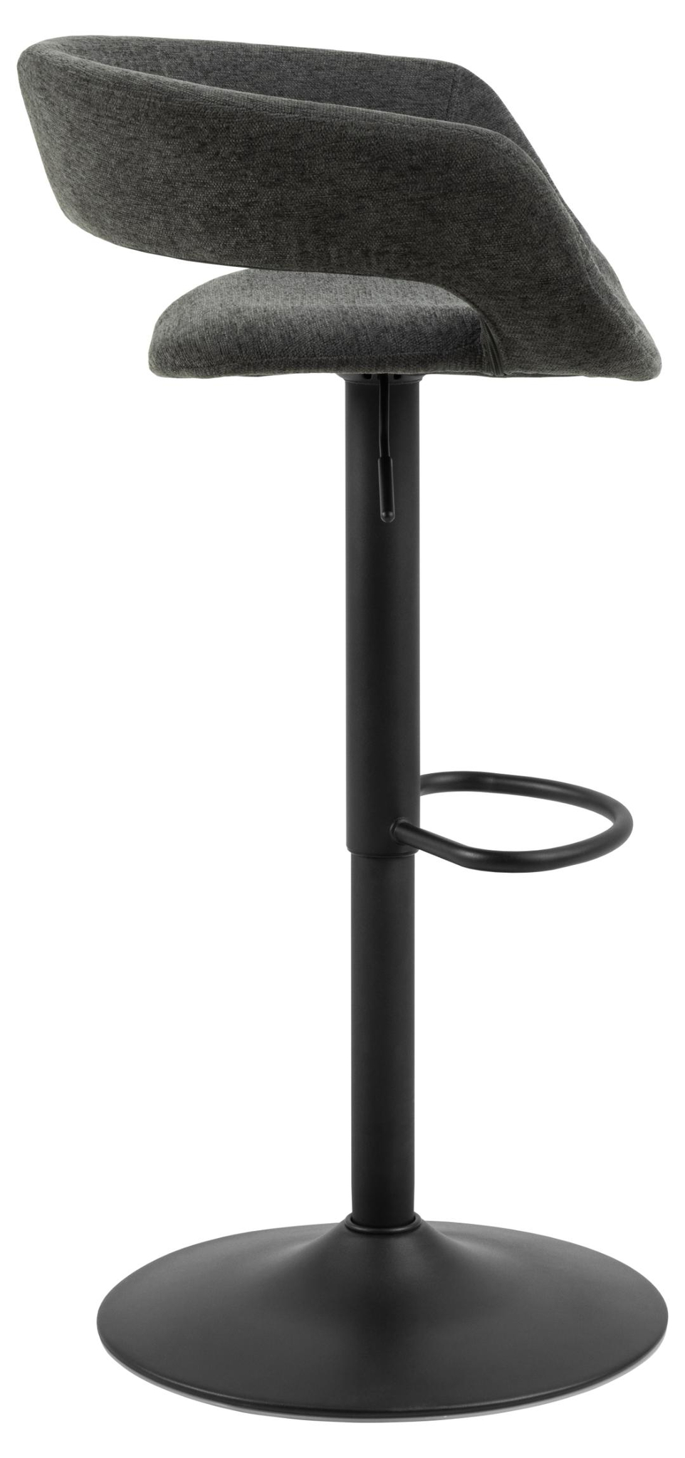 Barkruk Grace 8211 Stof Apia Donkergrijs 8211 Staal Minimale Bestelling 2 Stuks