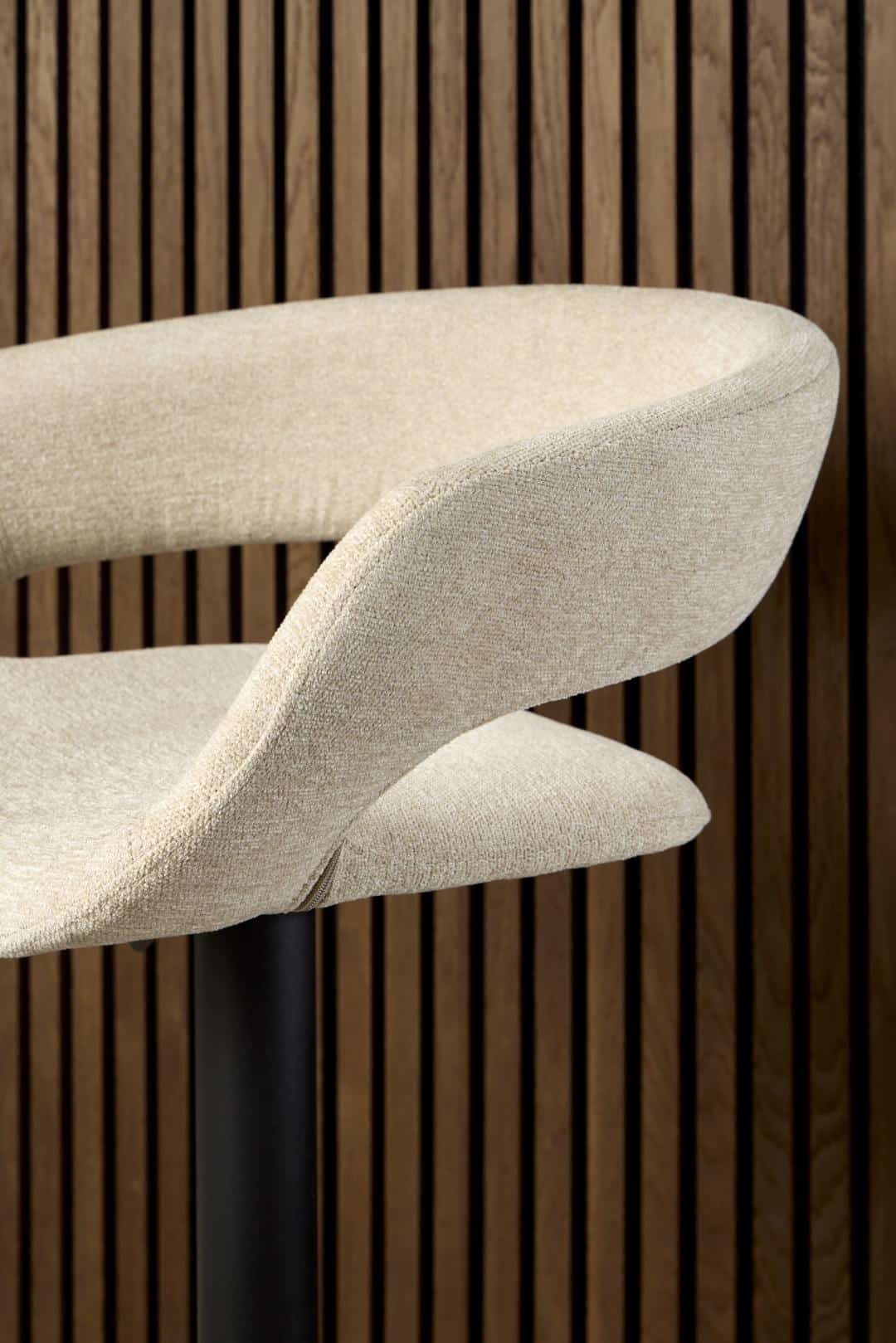 Barkruk Grace 8211 Stof Apia Zand 8211 Staal Minimale Bestelling 2 Stuks